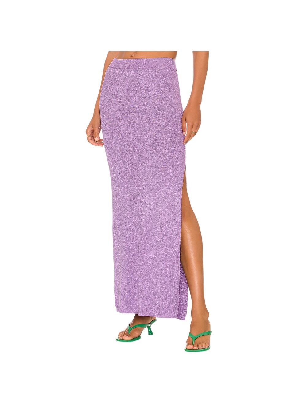 Dodo Bar Or Shimmery Light Purple Loren Skirt Size 40 IT / US 4